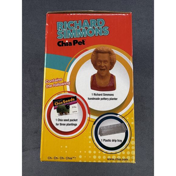 Richard Simmons Chia Pet Planter Complete in Box NEW - Picture 2 of 6